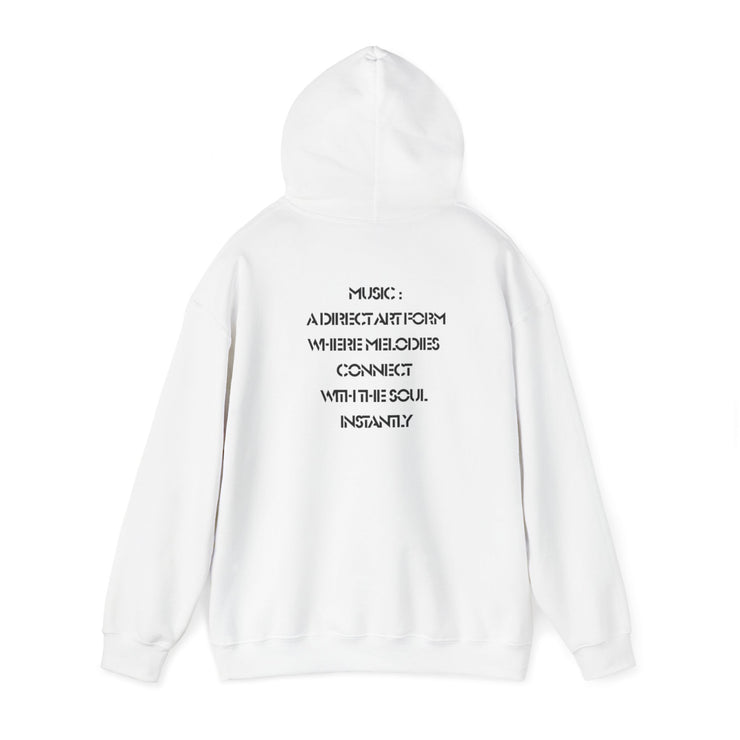 "Rebel Rhythm Hooded Sweatshirt - Melodic Harmony Collection"