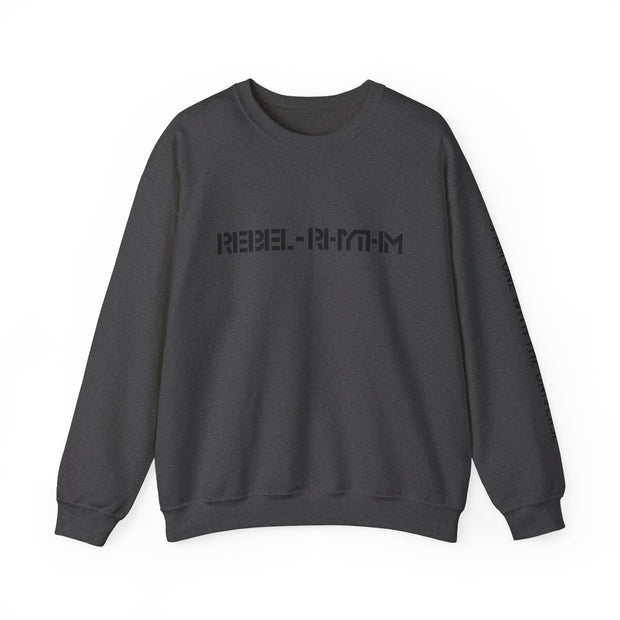 Rebel-Rhythm Crew Neck Sweatshirt - Cosmic Harmony Collection